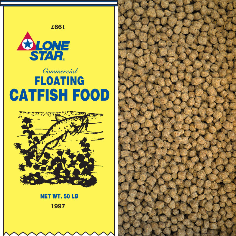 1997 Floating Catfish Food Lonestar Feed