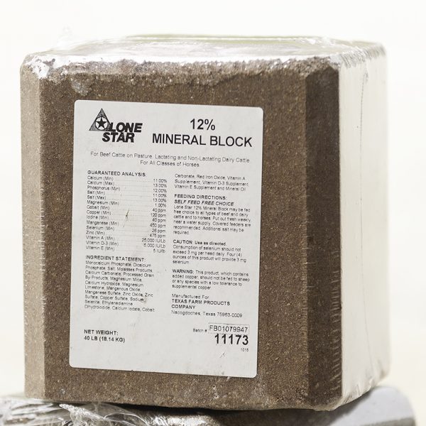 12percentmineralblock Lonestar Feed